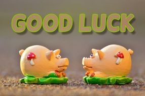 Luck Piglet two figures