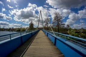 bridge across river, germany, berlin