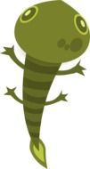 painted green insect