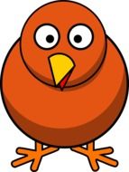 orange Chicken as a drawing