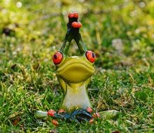 ceramic yogi frog