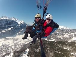 tandem paragliding, lucerne, central switzerland