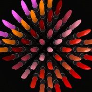 lot of lipstick in different shades