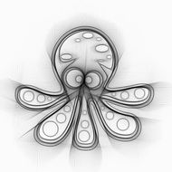 octopus graphic drawing