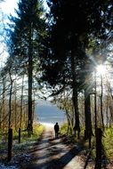 walk along the water's edge