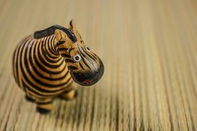 wooden figurine zebra