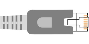 graphic image of a gray plug