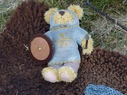 Teddy bear on floor