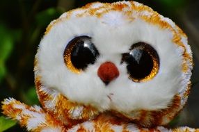 soft toy of a barn owl