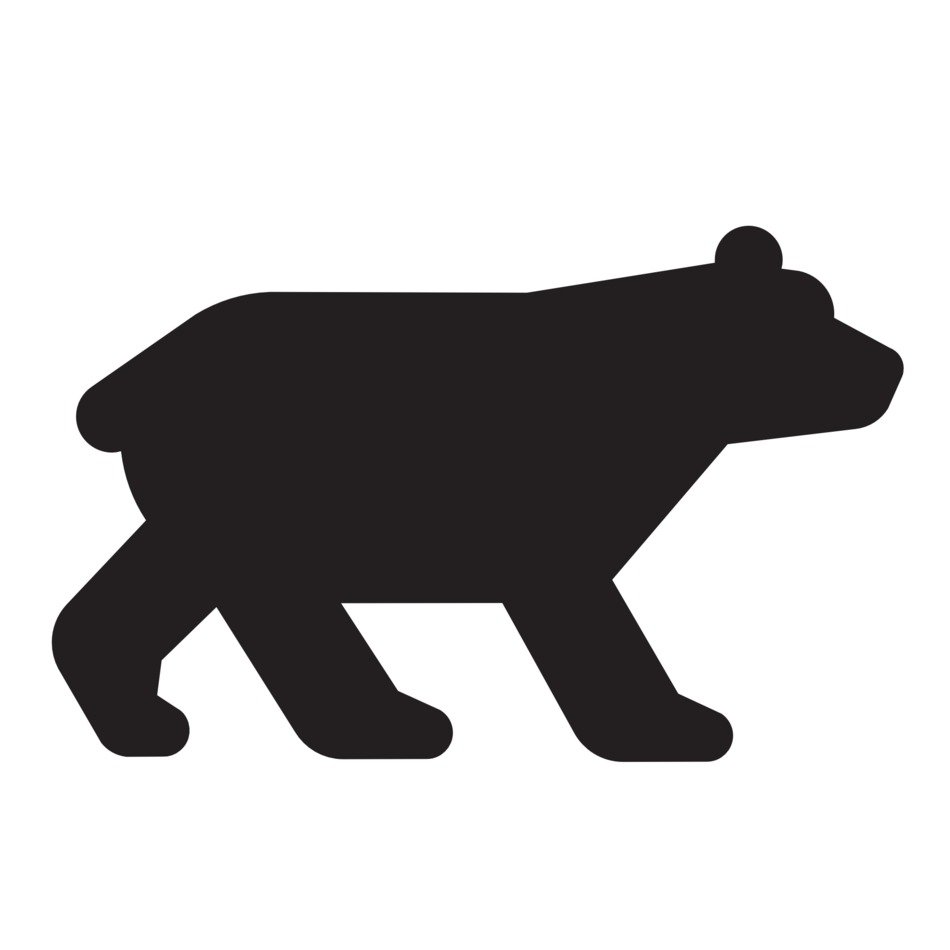 black bear profile