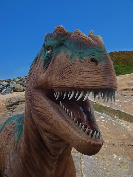 picture one of the most powerful of dinosaurs 'T-Rex'