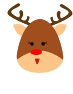 Cute reindeer clipart