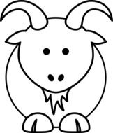 Picture of cartoon goat