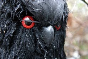 Crow Halloween statue