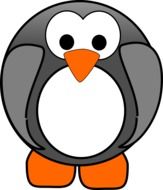 enchanting Penguin Tux drawing