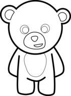 drawn upset cartoon bear