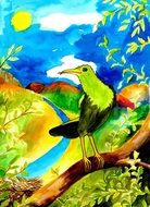 Watercolor Illustration Painting drawing