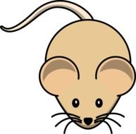 Brown gerbil clipart