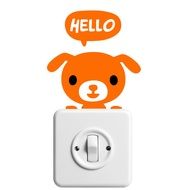 Sticker Dog Hello drawing