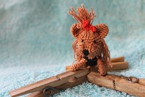 Yorkshire Terrier, small Handmade crochet toy