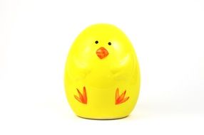 ceramic yellow chicken