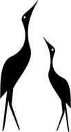 Silhouette Birds Black Wildlife