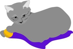 Domestic Cat as a drawing