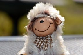 toy in the form of a sheep