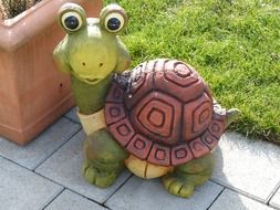 garden figure of a turtle