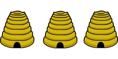 drawing beehive for bees