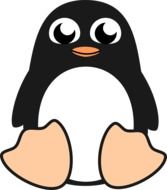 drawing of a cute penguin