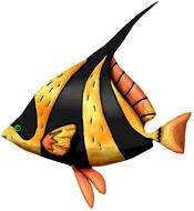 İllustration of Tropical fish
