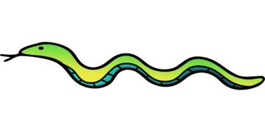 Snake Green drawing