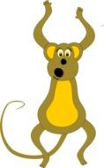 yellow monkey as an illustration