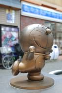 small statue of cute doraemon