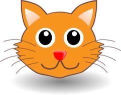 Cat Pet Cute Happy Face drawing