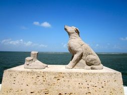 statue of a dog