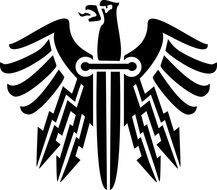 emblem consists of an eagle and the sword