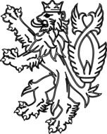 heraldic lion as a drawing