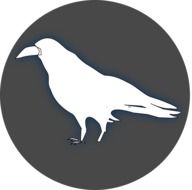 Raven silhouette clipart