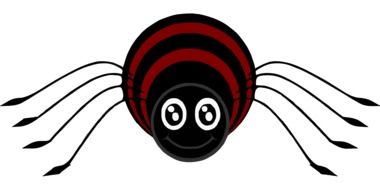 cartoon big spider