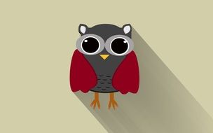drawing of a cartoon owl