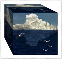 Clouds Reflection cube