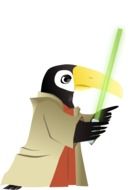 graphic image of toucan jedi