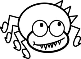 Spider Insect Bug drawing