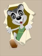 cartoon funny mouse drawing