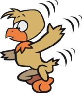 animated funny chick