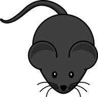 painted cute mouse