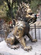 Ancient Lion Sculpture in china