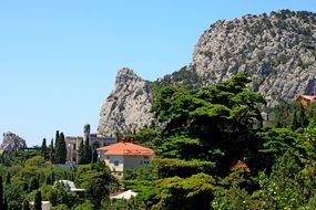 mountain panorama in Crimea